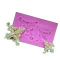 DIY Sugar Craft Cake Vintage Relief Border Silicone Mold Fondant Molds Cake Decorating Tools Gum Paste Mould. 