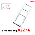 Sim Tray for Samsung Galaxy A32 4G  (Free High Quality Sim Ejector Pin). 