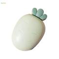 Carrot Soap Dish with Lid Cartoon Soap Holder Tray Bathroom Soap Rack for Bathroom. 