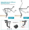 Professional Microphone Stand Suspension Scissor Arm with Holder For Dynamic and Condenser Microphone (Black).