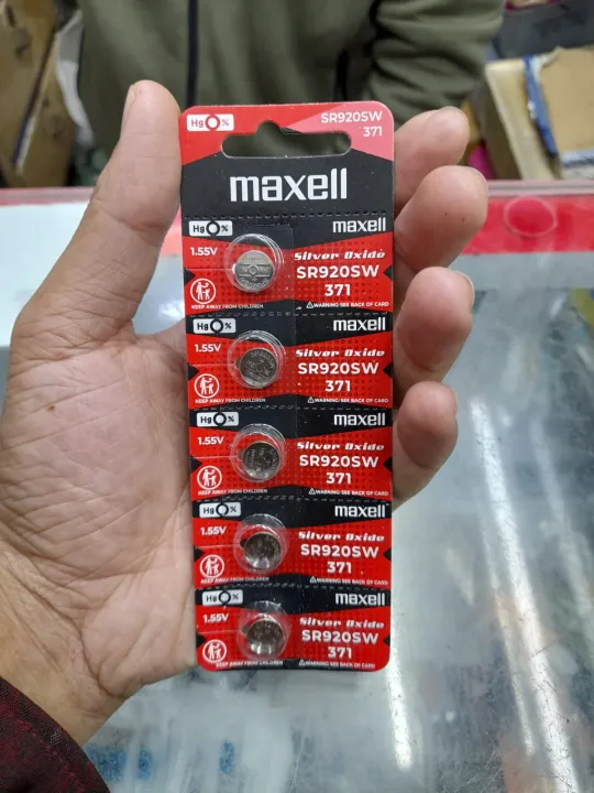 Maxell%20Japan%20SR920SW%20AG6%20371%20LR920%20SR371SW%20LR69%20Coin%20Battery%20(5PCS%20-%20Image%203