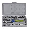 40 in 1 Pcs Tool Kit & Screwdriver and Socket Set Automobile Tool Box Set. 