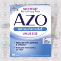 AZO Urinary Pain Relief Value Size – 95 mg – 30 Tablets – with Phenazopyridine Hydrochloride – for UTI Pain, Burning & Urgency Relief. 
