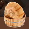Wood Footbath Basin Household Wooden Washing Baths Portable Barrel Foot Soaking Bath Basin Foot. 