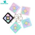 (New) green home game Conole keychain muic pocket game Conole key ring enory toy.