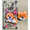 Cat Papai Case With PopSocket For iPhone.
