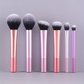 6pcs makeup brush set multi-tion/blush brush, powder brush, eye shadow brush, Contour rush, concealer brush. 
