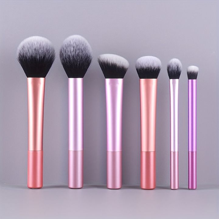 6pcs%20makeup%20brush%20set%20multi-tion/blush%20brush,%20powder%20brush,%20eye%20shadow%20brush,%20Contour%20rush,%20concealer%20brush%20-%20Image%202