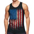 American Eagle Flag Graphic Tank Top Gym Clothing Men 3D Printed Streetwear Basketball Vest Quick Drying Sleeveless T-Shirt Tops.