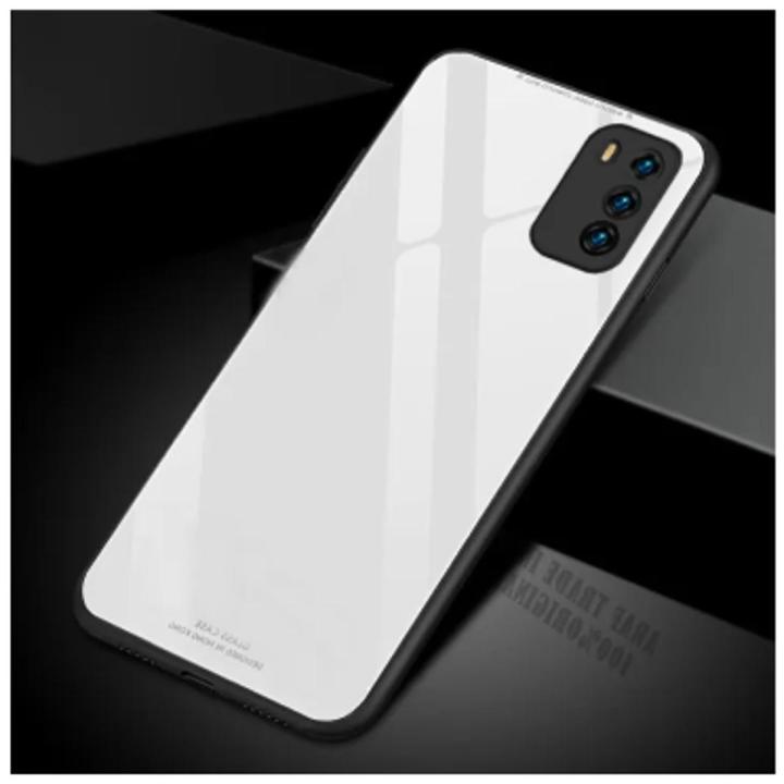 Back Cover for  Samsung Galaxy M02S Case“HONG KONG Design” Fashion Tempered Glass Protector Casing Luxury Design Mirror View Full Red Toughened Glass Case