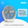 JY Super 2526 Rechargeable Fan– 20 Hours Battery Backup.