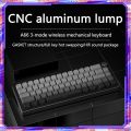 Xinmeng A66 Aluminum Tuotuo The Third Mock Examination Mechanical Keyboard Bluetooth Wireless Rgb Hot Plug Axis Customization. 