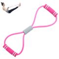 Yoga Resistance Band Fitness Figure 8 Resistance Exercise Tube Band Elastic Band Rally Strap Stretch Band Pull Rope Latex Rubber.
