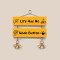 Life Has No Undo Button Wall Plaque Wall Canvas Wall Decoration wall decoration ideas  welcome to our happy home  diy wall art canvas  wooden wall decoration ideas  decoration ideas  wall wooden decoration ideas  entryway. 