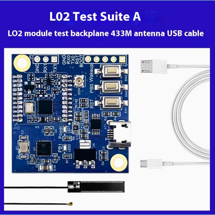 LoRa module LLCC68 chip ultra-low power wireless serial port transceiver remote transparent transmission 433M RF data transmission.