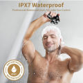 5-in-1 Electric Razor IPX7 Waterproof for Bald Men, Wet/Dry LED Display Rechargeable 5D Rotary Shaver Grooming Kit Head Shavers. 