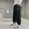 2023 Autumn and Winter Boys' New Fashion Solid Color Thickened Loose Versatile Sports Pants Casual Comfort Versatile Pants. 