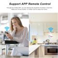 Wifi Smoke Detector Smart Fire Alarm Sensor - white. 