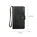 Baellerry High Quality Long Men Wallets Big Capacity Luxury Card Holder Zipper Male Purse PU Leather Phone Pocket Men's Wallet. 