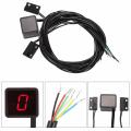 LED Universal Digital Gear Indicator Motorcycle Display Shift Lever Sensor Speedometer Gear Indicator. 