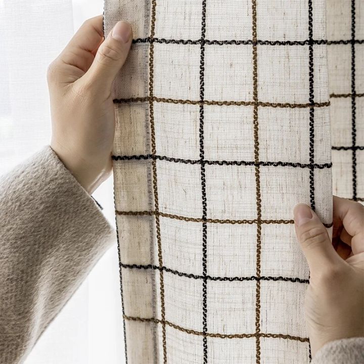 Linen%20Textured%20Blackout%20Curtains%20for%20Living%20Room,%20Modern%20Geometric%20Stripe%20Pattern%20Curtain,%20Flax%20Color,%20Light%20Reducing%20Drapes%20-%20Image%204
