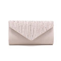 Rhinestones Ruched Women Satin Evening Bag Silver Clutch Bags Chain Shoulder Glitter Elegant Handbag For Wedding Bridal Purse.