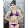 Women Underwired Padded Bikini Set 2 Piece Side Tie Swimsuit Swimwear. 