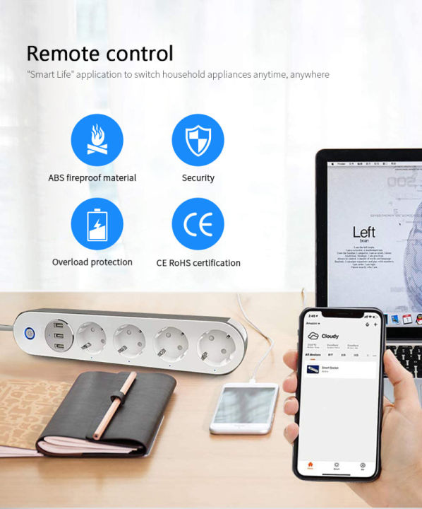 Wifi%20Smart%20Power%20Strip%204%20EU%20Outlets%20Plug%20with%203%20USB%20Charging%20Port%20Timing%20App%20Voice%20Control%20Work%20with%20Alexa%20Google%20Home%20Maximum%20current:%202400%20W%20(240%20V%20/%2010%20A)%20-%20Image%209