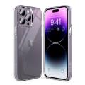 For iPhone Soft Silicon Bumper Transparent Case Back Cover. 