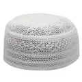 White Net High Quality Cotton Prayer Tupi-1pc new. 