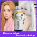 Purple Shampoo Hair Color-locking Fading Yellow Remove Color Protecting Shampoo Blonde Yellow-Corrector Hair Care Styling Tools. 