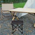 Folding Stool Seat Easy to Carry Compact Chair Footrest Chair Ottoman Camping Chair Foot Stool Saddle Chair for Backpacking Hiking Traveling.