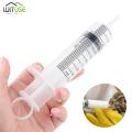 100-200ml Plastic Syringe Large Capacity Syringe Transparent Reu Sterile Syringe Nutrient Hydroponics Feeding Accessories - Multicolor - 100ml. 