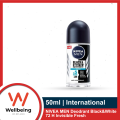 NIVEA MEN Deodrant Black&White 72 H Invisible Fresh Antiperspirant in the ball for men 50ml.