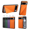 Applicable to Google Pixel 8Pro Google Card 7A Magnetic Bracket Mobile Phone Shell for iPhone Samsung Back Cover Leather Case. 