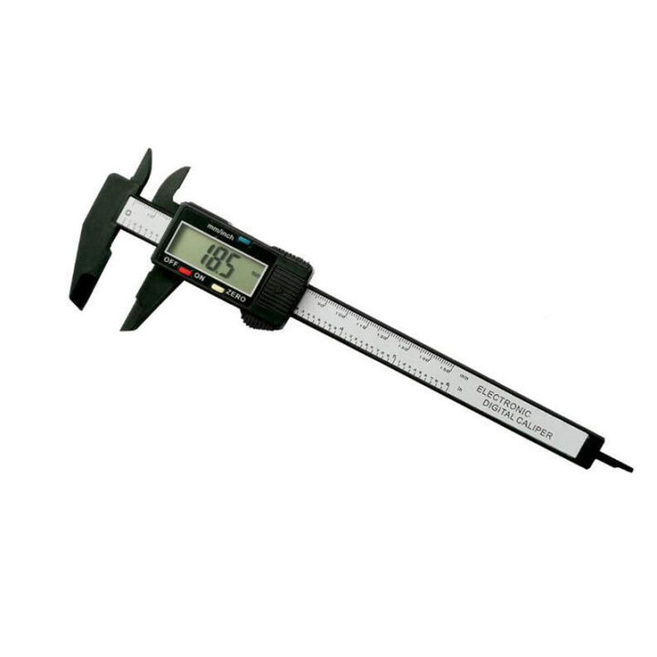 Electronic Digital Caliper 150 mm Plastic Slide Caliper 6 Inch