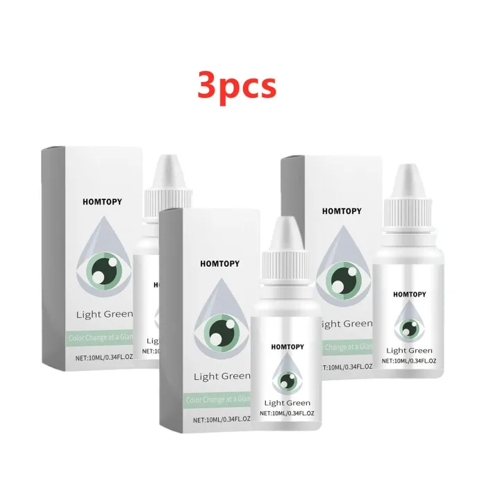 【High-quality】 3pcs 10ml Light Green Color Changing Eye Drops Change ...