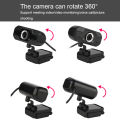 Full HD Webcam 1080P 60fps Laptop Computer PC Web Cam Camera Built In Microphone For Video Calls Conference Live Work Tripod. 