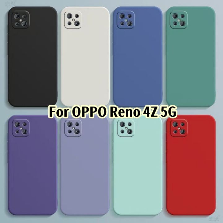 GOKEN Cover per Oppo Reno 4Z 5G (Reno4 Z), Trasparente 360 Gradi Custodia con Pellicola Protettiva Integrata Rugged Case, TPU Silicone Bumper + PC