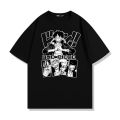 Men's T-shirt Anime ONE PIECE Luffy Graphic Tshirt Cartoon Harajuku T Shirts Male Clothes Y2k Streetwear Top Tees Comics Blouse.