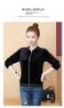 Winter Fashion Velvet Jacket Women Coats Long Sleeve Bomber Jackets Zipper Female Thin Short Baseball Basic Jacket Outwear. 