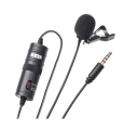 High-Performance Boya BY-M1 Microphone Boya Professional Microphone Black For Mobile and DSLR Sleek Usage Lindaa. 