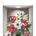 Stickers 3D Plants Wall Sticker for Bathroom Corridor Living Room. 
