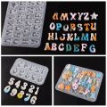 Letter Resin Mold Alphabet Number Silicone Molds Epoxy Resin Molds For DIY Earings Pendant Jewelry Making Findings Supplies.