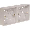 2 Gang MK Moulded Pvc Box. 