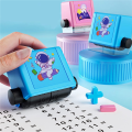 Math Roller Stamp Teacher Stamps 4PCS Roller Digital Teaching Stamp(Addition, Subtraction, Multiplication and Division). 