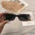 2023 New Fashion Summer Vintage Small Square Frame Sunglasses For Women Retro Punk Rectangle Sun Glasses Eyewear Shades UV400. 