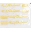 【Mary DAI Store】4pcs/set Car-styling Door Reflective Car Stickers Personality Character Decoration Car styling door handle.