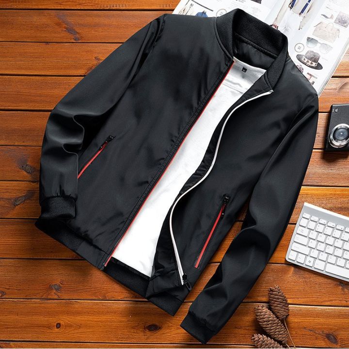 【Solo Yolo】Men's Jacket 2023 Spring and Autumn New Korean Style Trendy Coat Casual Men's Clothing Youth Slim-Fit Baseball Uniform Top