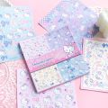 Sanrio Hello Kitty My Melody Cute Handmade Paper Cutting Cartoon Little Twin Stars Kindergarten Diy Colored Paper Children Gifts.